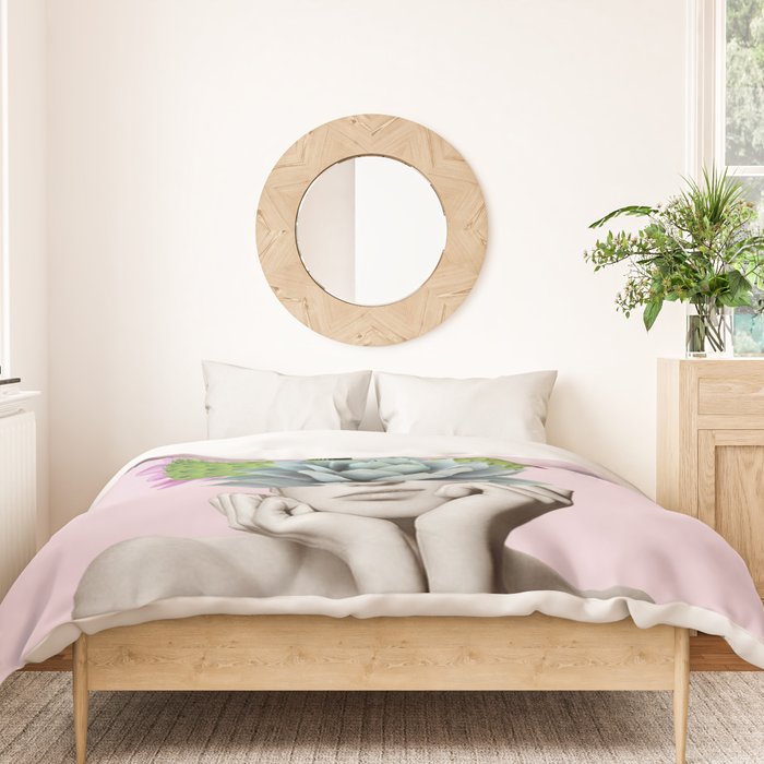 Cactus Lady Duvet Cover Gallery Image 3