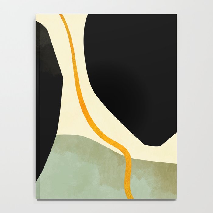 shapes organic mid century modern Notebook Gallery Image 4