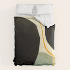 shapes organic mid century modern Comforter Gallery Image 6