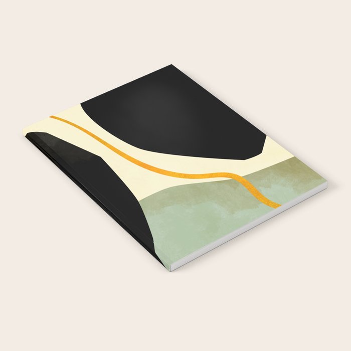 shapes organic mid century modern Notebook Gallery Image 2