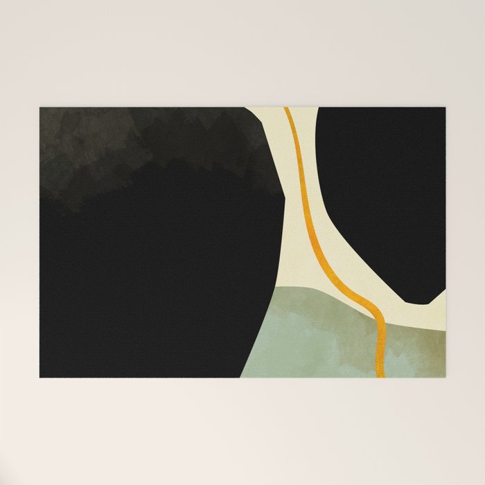 shapes organic mid century modern Welcome Mat Gallery Image 1