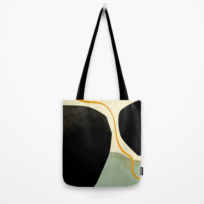 shapes organic mid century modern Tote Bag Gallery Image 2