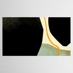 shapes organic mid century modern Tablecloth Gallery Image 2