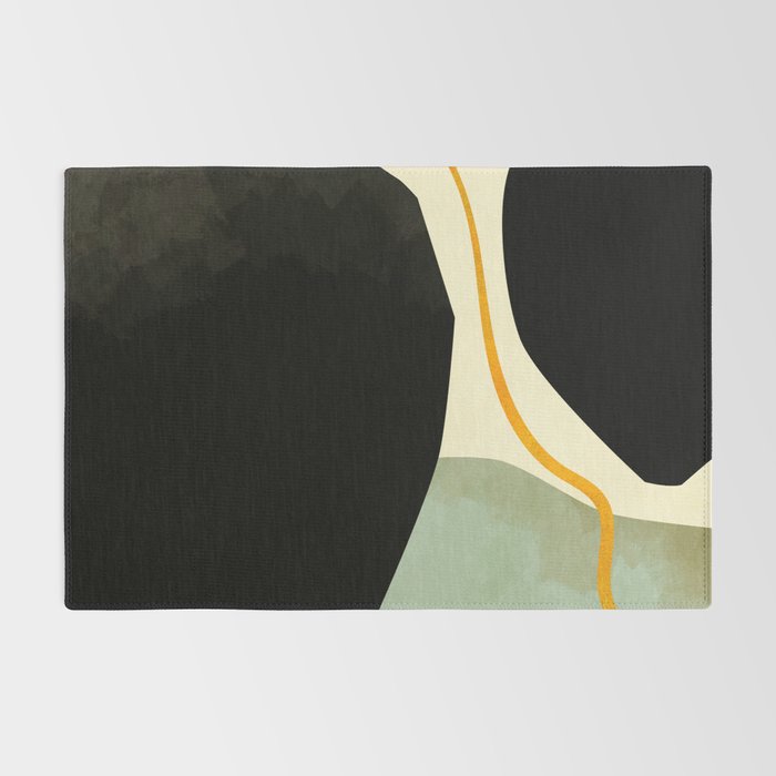 shapes organic mid century modern Rug Gallery Image 2