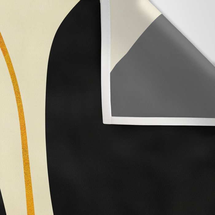 shapes organic mid century modern Wall Tapestry Gallery Image 3