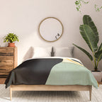 shapes organic mid century modern Comforter Gallery Image 3