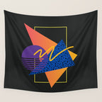 Memphis pattern 113 - 80s / 90s Retro Wall Tapestry Gallery Image 4
