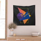 Memphis pattern 113 - 80s / 90s Retro Wall Tapestry Gallery Image 2