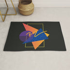 Memphis pattern 113 - 80s / 90s Retro Rug Gallery Image 1