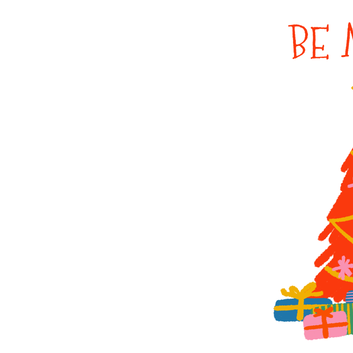 Be Merry Cute and Colorful Christmas Coffee Mug Gallery Image 2