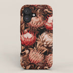 Protea Garden Night iPhone Case Gallery Image 1