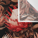 Protea Garden Night Wall Tapestry Gallery Image 3