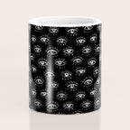 Evil Eye - Black and White Coffee Mug Gallery Image 4