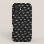 Evil Eye - Black and White iPhone Case Gallery Image 1