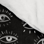 Evil Eye - Black and White Comforter Gallery Image 4