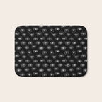 Evil Eye - Black and White Bath Mat Gallery Image 1