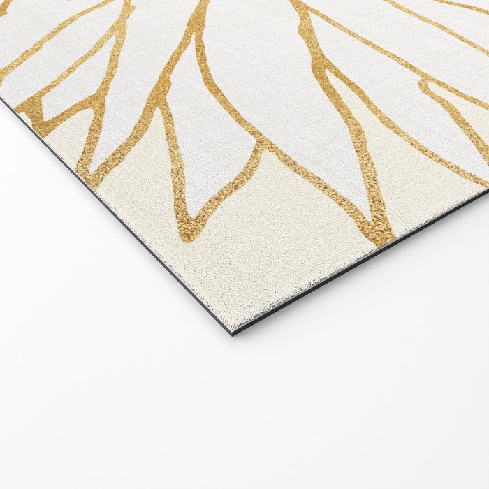 Gold Sunflower Drawing Welcome Mat Gallery Image 2