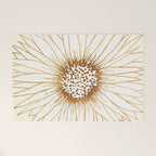 Gold Sunflower Drawing Welcome Mat Gallery Image 1