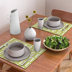 Chad Pattern Chartreuse 22 Placemat Gallery Image 2