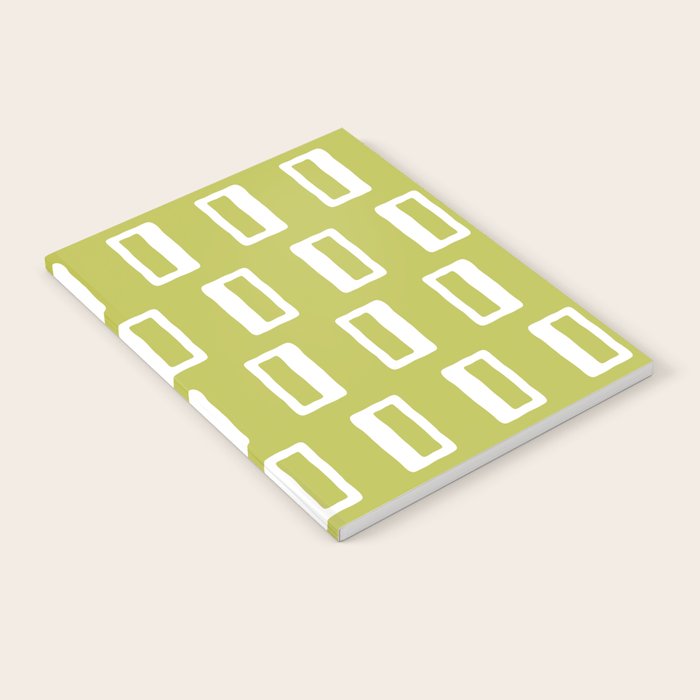 Chad Pattern Chartreuse 22 Notebook Gallery Image 1