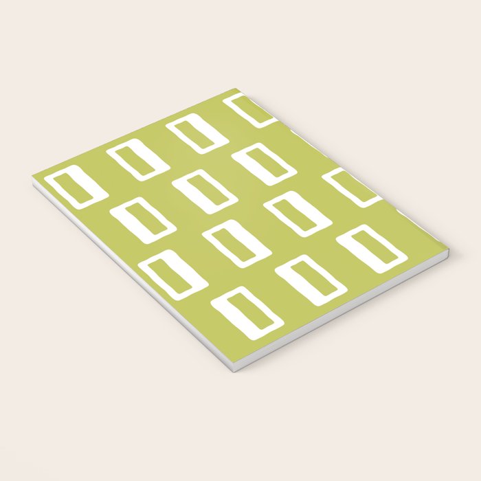 Chad Pattern Chartreuse 22 Notebook Gallery Image 3