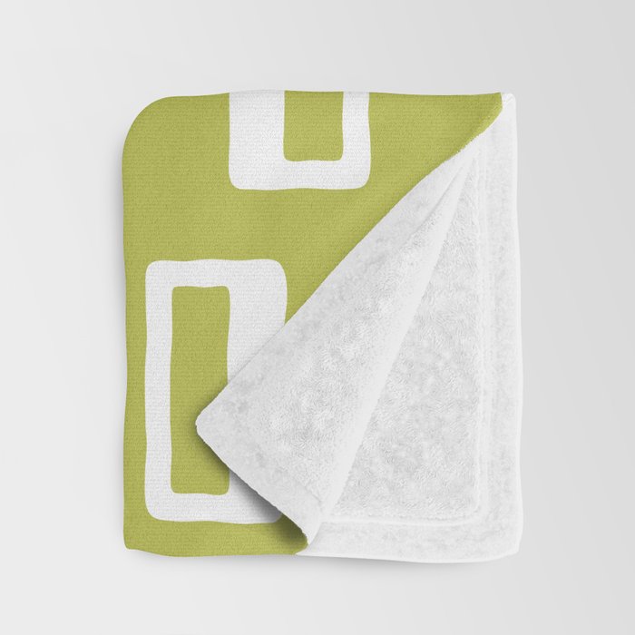 Chad Pattern Chartreuse 22 Throw Blanket Gallery Image 3