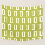 Chad Pattern Chartreuse 22 Wall Tapestry Gallery Image 4