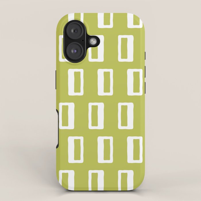 Chad Pattern Chartreuse 22 iPhone Case Gallery Image 1