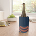 Minimal Indigo Orange Lines Wine Chiller Gallery Image 4