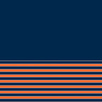 Minimal Indigo Orange Lines Coffee Mug Gallery Image 2