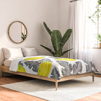 Banana Bunch - Yellow & Black Palette Comforter Gallery Image 2