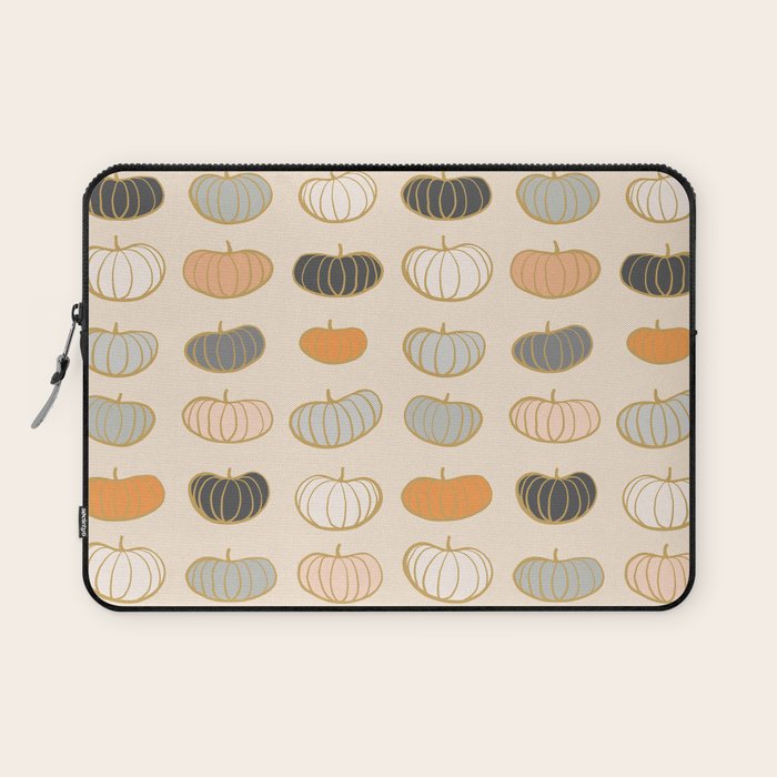 Retro Pumpkin Pattern Collection 1 Laptop Sleeve Gallery Image 1