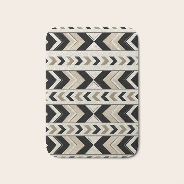 Tribal Arrow Boho Pattern #1 #aztec #decor #art #society6 Bath Mat Gallery Image 1
