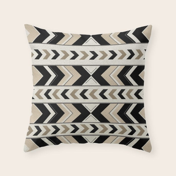 Tribal Arrow Boho Pattern #1 #aztec #decor #art #society6 Throw Pillow Gallery Image 6