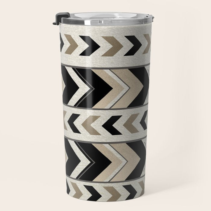 Tribal Arrow Boho Pattern #1 #aztec #decor #art #society6 Travel Mug Gallery Image 3