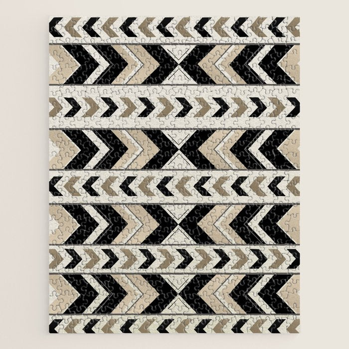 Tribal Arrow Boho Pattern #1 #aztec #decor #art #society6 Jigsaw Puzzle Gallery Image 1