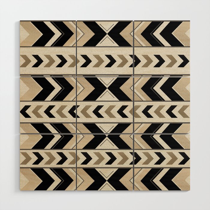 Tribal Arrow Boho Pattern #1 #aztec #decor #art #society6 Wood Wall Art Gallery Image 1