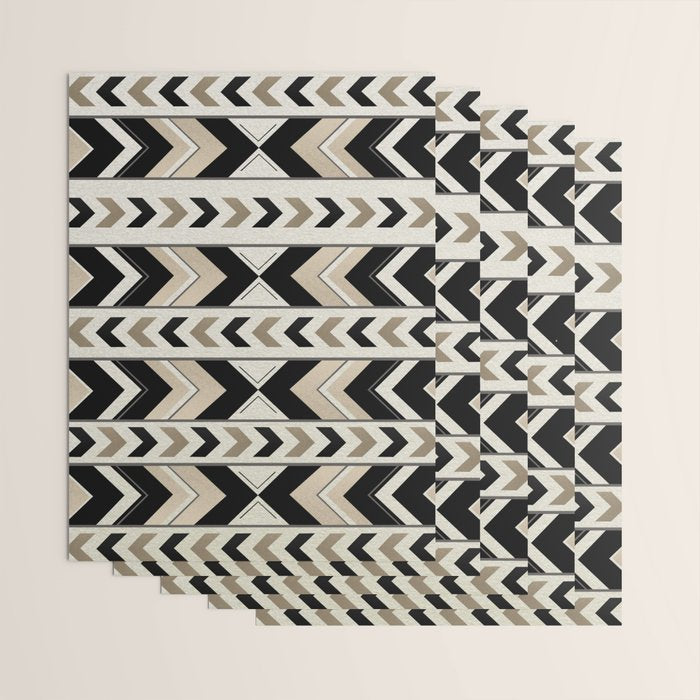 Tribal Arrow Boho Pattern #1 #aztec #decor #art #society6 Wrapping Paper Gallery Image 3