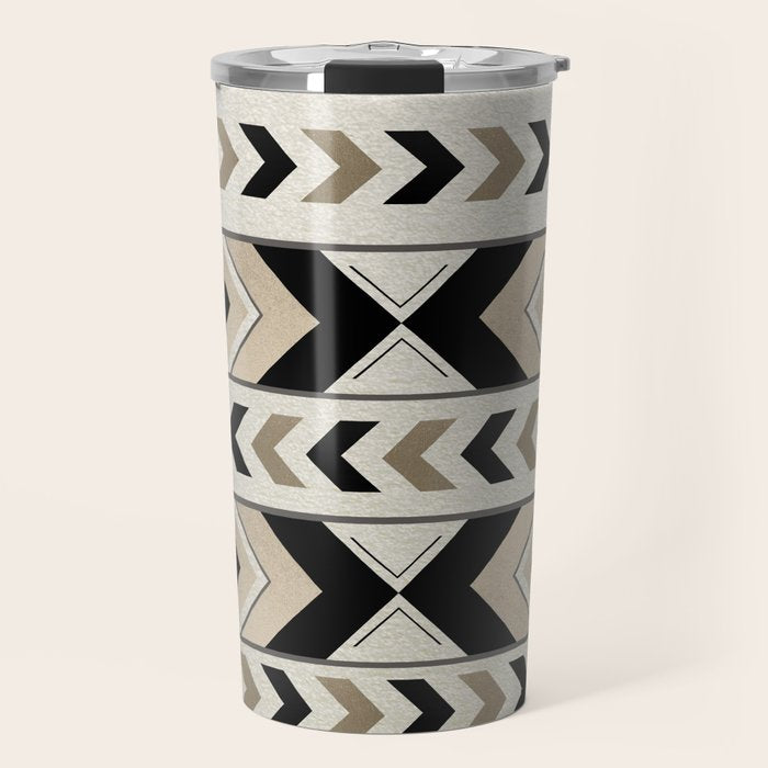 Tribal Arrow Boho Pattern #1 #aztec #decor #art #society6 Travel Mug Gallery Image 1
