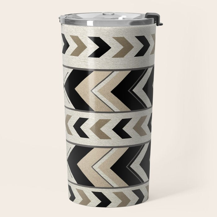 Tribal Arrow Boho Pattern #1 #aztec #decor #art #society6 Travel Mug Gallery Image 2