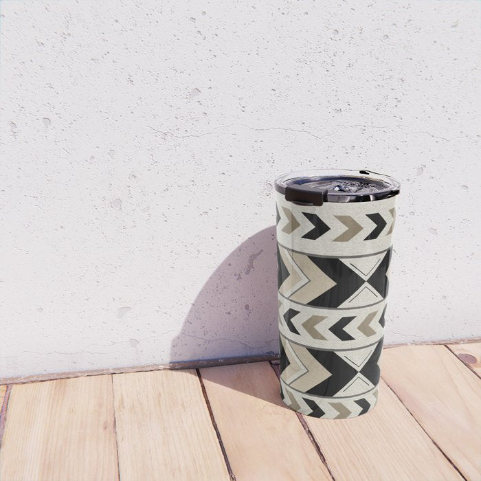 Tribal Arrow Boho Pattern #1 #aztec #decor #art #society6 Travel Mug Gallery Image 4
