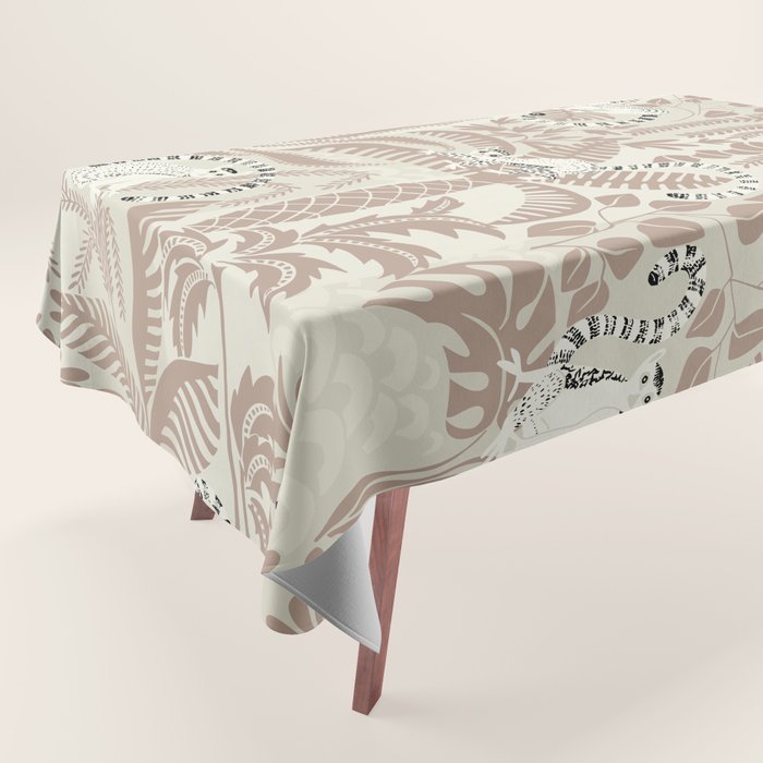 Jungle adventure warm earthy Tablecloth