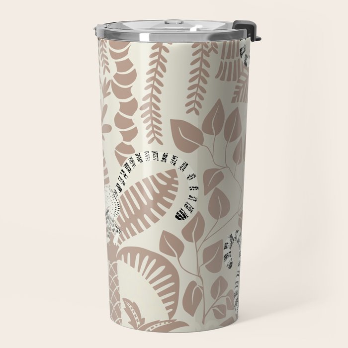 Jungle adventure warm earthy Travel Mug Gallery Image 2