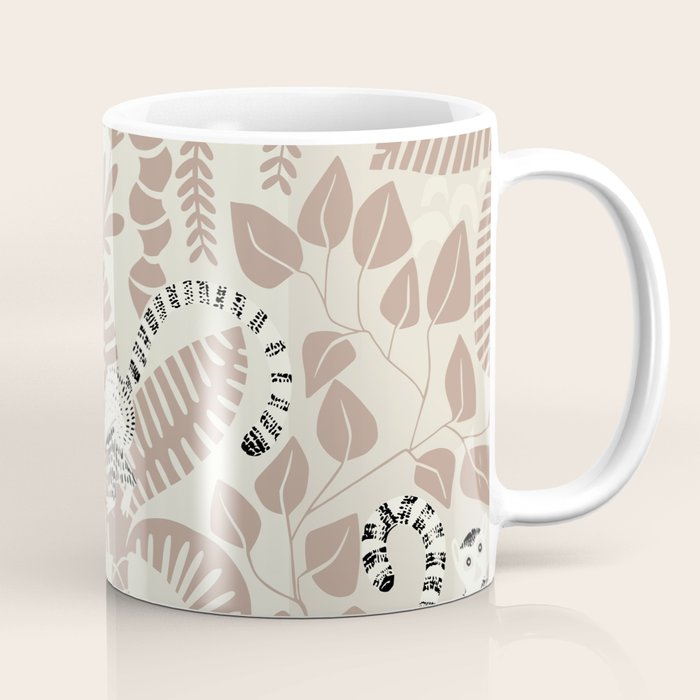 Jungle adventure warm earthy Coffee Mug Gallery Image 1