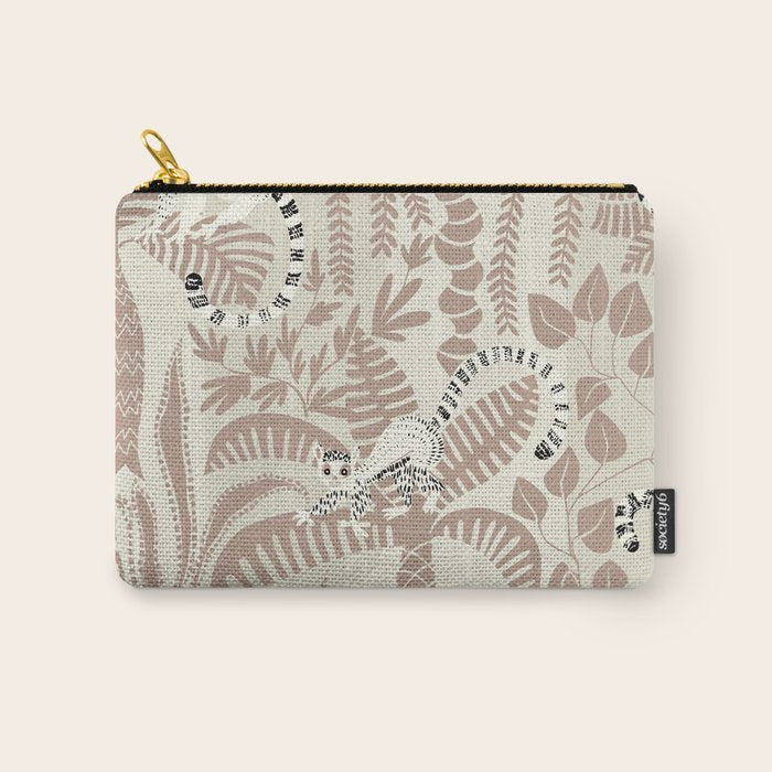 Jungle adventure warm earthy Carry All Pouch Gallery Image 1