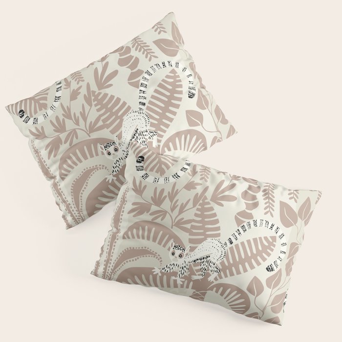 Jungle adventure warm earthy Pillow Sham Gallery Image 3