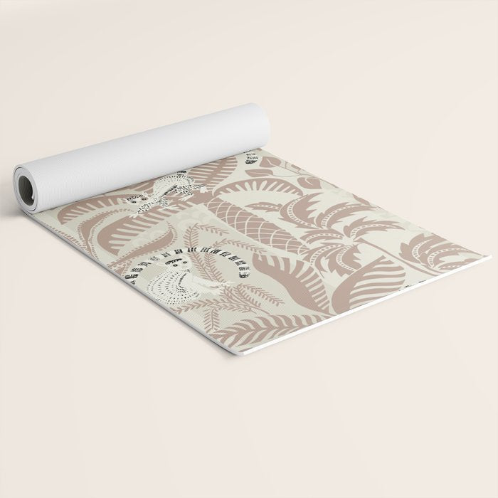 Jungle adventure warm earthy Yoga Mat Gallery Image 2