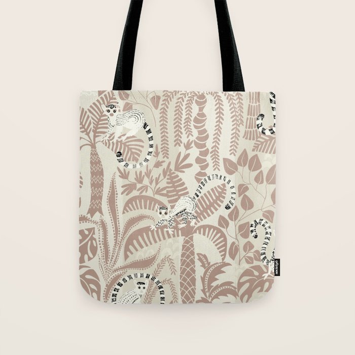 Jungle adventure warm earthy Tote Bag Gallery Image 1
