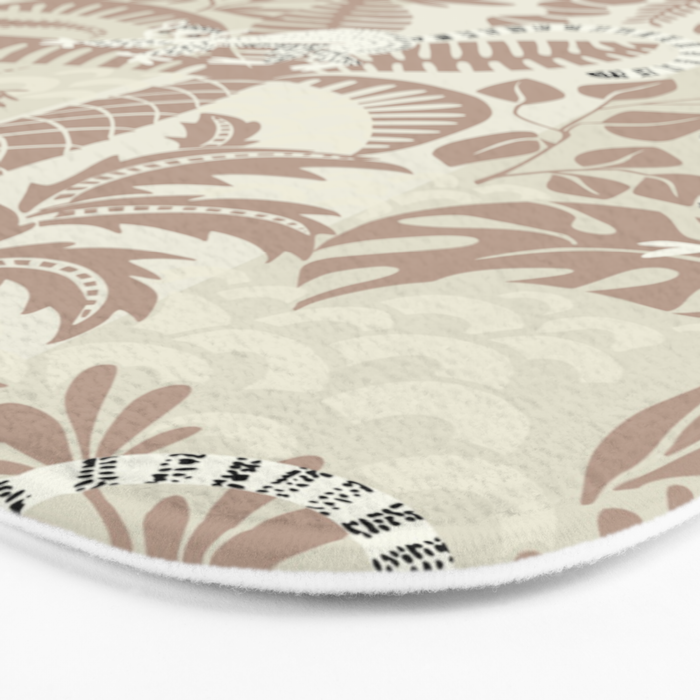 Jungle adventure warm earthy Bath Mat Gallery Image 3