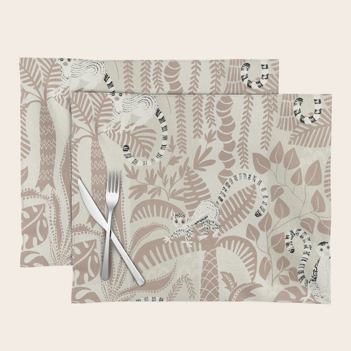 Jungle adventure warm earthy Placemat Gallery Image 1
